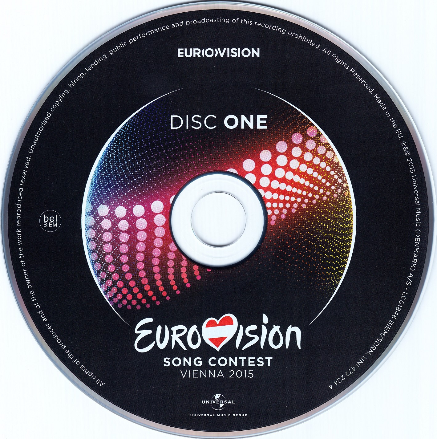 Eurovision Song Contest 2015; Vienna building Bridges : CD1